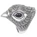 Starling's Gaze,'Amethyst Sterling Silver Gold Accent Ring Indonesia'