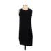 Rag & Bone Casual Dress - Shift Crew Neck Sleeveless: Black Print Dresses - Women's Size 2X-Small