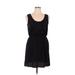 Up by Ultra Pink Casual Dress - Mini Scoop Neck Sleeveless: Black Print Dresses - Women's Size X-Large