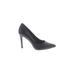 Vince Camuto Heels: Pumps Stilleto Cocktail Party Black Print Shoes - Women's Size 9 1/2 - Closed Toe