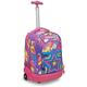 Mitama Trolley Schule RUN Star & Fun, Lila - Rucksack mit doppeltem Fach, wasserdicht, versenkbare Schultergurte - verstärkter Stoßfängerboden, violett, Taglia unica, Modern