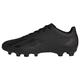 adidas Unisex X Crazyfast.4 Flexible Ground Boots Fußballschuhe (Fester Untergrund), Core Black/Core Black/Core Black, 46 EU