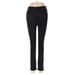 Madewell Jeans - Mid/Reg Rise Skinny Leg Slim: Black Bottoms - Women's Size 27 Petite - Black Wash