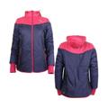 Puma Active Norway Hooded Jacket Full Zip Up Womens Winter Coat 830086 03 A51C - Blue Textile - Size 12 UK