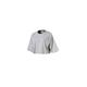 Puma Short Sleeved Grey Crew Neck Womens Crop Top T-Shirt 573154 04 DD22 - Size 8 UK