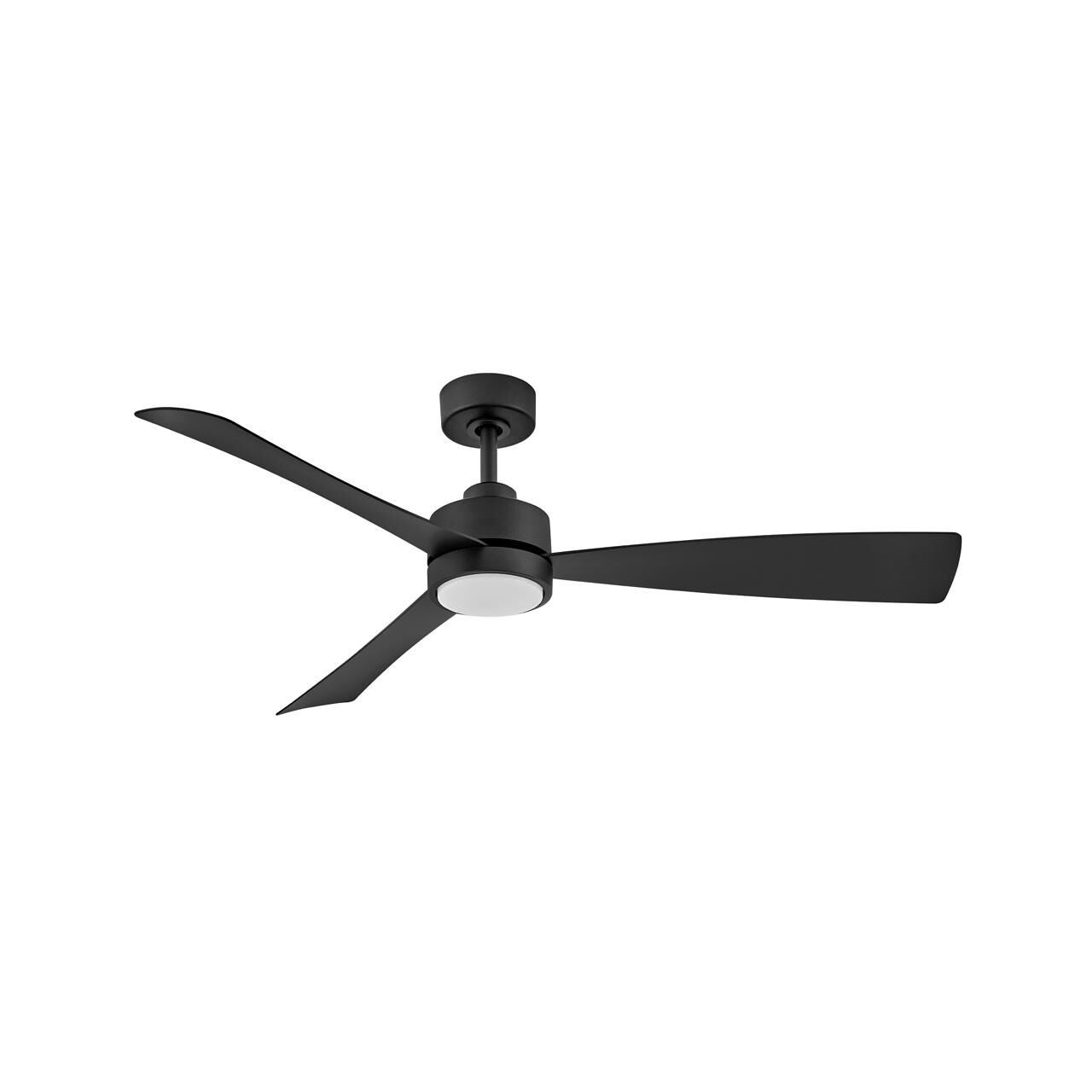 Hinkley Lighting Iver 56 Inch Ceiling Fan with Light Kit - 905756FMB-LWD