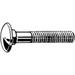 ZORO SELECT U08300.031.0100 Carriage Bolt,5/16-18x1L,PK100