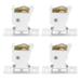 4Pcs Universal Roman Shade Cord Locks Simple Curtain Lock Reed Shade Roller Accessories