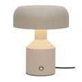 Lampe de Table métal gris Ø25cm