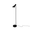 Lampadaire en métal noir mat