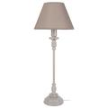 Lampe de chevet métal taupe