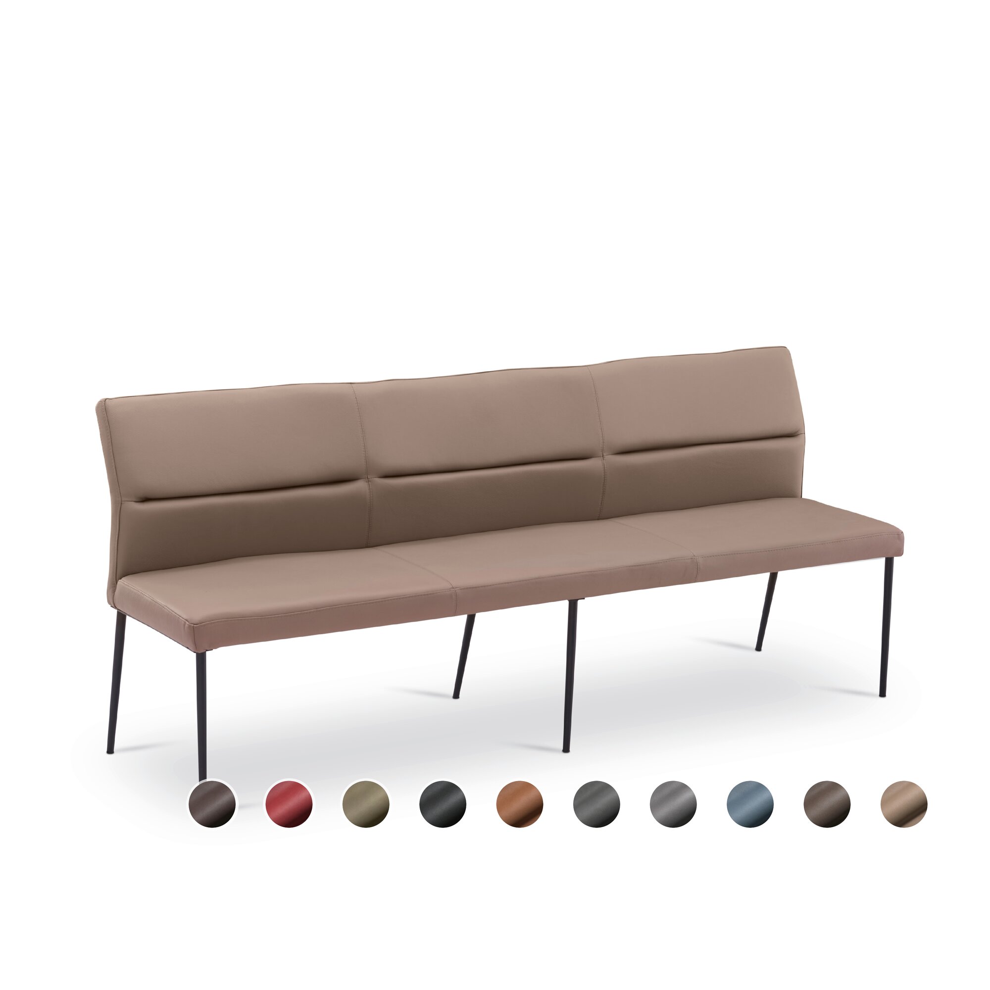 Schösswender »Lyon 200« Polsterbank 240 cm / Gavin 10 hellgrau