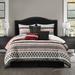 Grand Avenue Silvia 7 Piece Striped Jacquard Comforter Set