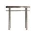 Bernhardt Aventura End Table Wood/Aluminum in Brown/Gray | 24 H x 26.81 W x 26.81 D in | Wayfair 318125