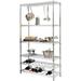 24 Deep x 36 Wide x 54 High Chrome and Double Wine Starter Unit