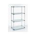 Nexel Industries 24487SZ 24 x 48 x 74 in. Solid 4 Shelf Unit- Galvanized