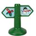 Replacement Part for Fisher-Price Little People Winter Holiday Christmas Playset - HJW18 ~ Replacement Green Sign ~ Arrows to Snowman or Holly