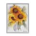 Stupell Industries Sunflower Bouquet Watercolor Style Framed On Wood by Gloria Palmer Painting Wood in Brown/Yellow | 20 H x 16 W x 1.5 D in | Wayfair