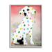 Stupell Industries Street Style Dalmatian Dog Pattern Framed On by Juan Sly Graphic Art in Brown/Red/White | 20 H x 16 W x 1.5 D in | Wayfair