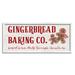 Stupell Industries Gingerbread Baking Co Holiday Framed On by Natalie Carpentieri Graphic Art in Brown/Red | 13 H x 30 W x 1.5 D in | Wayfair