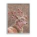 Stupell Industries Deer Antler Holiday Ornaments Framed On Wood by Pip Wilson Painting Wood in Brown | 20 H x 16 W x 1.5 D in | Wayfair