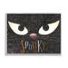 Stupell Industries Spooky Halloween Black Cat Eyes Framed On Wood by ND Art Graphic Art Wood in Black/Brown | 16 H x 20 W x 1.5 D in | Wayfair
