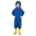 JAN & JUL Kids Waterproof Rain Suit for Boys or Girls (Cozy-Dry: Blue Size: 4 Years)