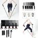 US 1-2 Sets of 11 Pcs Resistance Band Physical Therapy Workout Yoga Abs Exercise