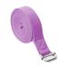 Yoga Strap Bulk Stretching Exercise Band with Adjustable Metal Buckle Loop Yoga Belt for Women Physical Yoga Fitness Daily Pilates Gym Workouts Improve Flexibility Balance - purple
