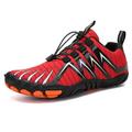 Aqua Shoes Breathable Diving Sneaker Wading Shoes for Lake Hiking (red41)