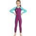 One-Piece Long Sleeves Kids Diving Suit Children Full Body Wetsuit Keep Warm Uv Protection Swimwear For Surfing Snorkeling Swim