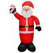 The Holiday Aisle® Vidaxl Christmas Inflatable Santa Claus w/ Leds 10 Ft Polyester | 10 H x 7 W x 3 D in | Wayfair DA3D38EBED294B5E8924B920C14DDB2D