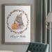 August Grove® Disalvo Harvest Home Bunny Framed On Canvas Painting Canvas, Solid Wood in Brown/Gray/Orange | 37.5 H x 27.5 W x 1 D in | Wayfair