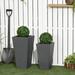 Latitude Run® Audene Planter Ceramic in Gray | 21.75 H x 11.75 W x 11.75 D in | Wayfair F4935B17A0904F3E92F827C27DB02370