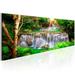 Millwood Pines Sunburg Nature Masterpiece On Canvas Print Canvas in White | 16 H x 47 W x 0.7 D in | Wayfair 890F12D4719B49A296D95DA175F5E74C
