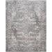 Gray 144 x 108 x 0.28 in Area Rug - Bungalow Rose Nonnie Oriental Machine Woven Polyester Area Rug in Polyester | 144 H x 108 W x 0.28 D in | Wayfair