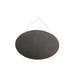 Small Hanging Chalkboards Signs Wood Blackboard Tags Chalk Board Table Numbers Food Signs Mini Chalkboard Signs Message Memo Sign for Table Oval
