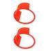 2pcs Car Waterproof Horn Protective Covers Horn Covers Horn Protectors (Red)