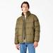 Dickies Men's Waldenburg Puffer Jacket - Military Green Size L (TJR44)