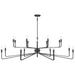 Savoy House Salem 57" Wide 16-Light Forged Iron 2-Tier Chandelier