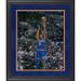 RJ Barrett New York Knicks Autographed Framed 16" x 20" Blue Shooting Photograph