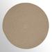 Essex Round Braided Placemats Set of Four, Set of Four, Khaki