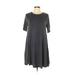 Lou & Grey Casual Dress: Gray Dresses - Women's Size Medium