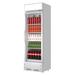 KICHKING 23.6" Commercial Merchandising Refrigerator, 10.8 Cu.ft Beverage Refrigerator & Cooler in Gray | 75.4 H x 23.6 W x 22.5 D in | Wayfair