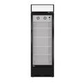 KICHKING 24" Commercial Display Fridge w/ Glass Door, 16.3 Cu.ft Drink Refrigerator in Black | 80.3 H x 24 W x 28.5 D in | Wayfair YLG-LC-480-HS