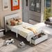 Red Barrel Studio® Kalaysha Full/Double Storage Platform Bed Wood in White | Twin | Wayfair 52D4078C4CFC4E21BE26A4AE842AD7EF