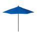 Arlmont & Co. Maryam 108" x 108" Market Umbrella Metal in Blue/Navy | 101 H x 108 W x 108 D in | Wayfair E9791C34E708477492F62D546414397D