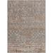 Gray/Orange 120 x 94 x 0.28 in Area Rug - The Twillery Co.® Docia PSS-2369 7'10" X 10' Machine Woven Rug | 120 H x 94 W x 0.28 D in | Wayfair