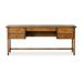 The Twillery Co.® Glenrock Solid Wood Desk Wood in Brown/Green | 30 H x 72 W x 30 D in | Wayfair 56FBE5E2F64A4C6DA57E63BDDB57E9A3