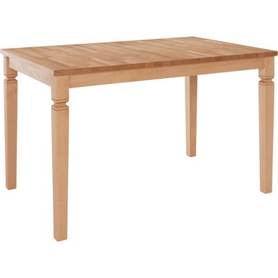 Esstisch HOME AFFAIRE "Jena" Tische Gr. B/H/T: 120 cm x 73 cm x 80 cm, ausziehbar bis 160 cm, beige (natur) Esstische rechteckig wahlweise mit Auszugsfunktion